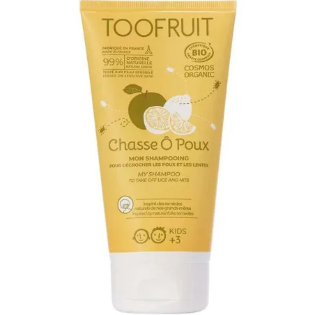 Shampoing Anti-Poux Bio - Sans Huile Essentielle - TOOFRUIT