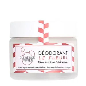 Déodorant Crème Le Fleuri - CLÉMENCE & VIVIEN - Géranium/Palmarosa