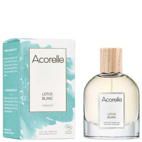 Eau de Parfum Lotus Blanc Bio - ACORELLE - Parfum Femme en Flacon