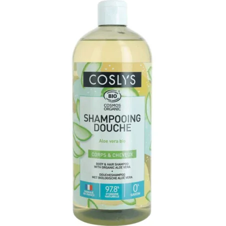 Shampoing Douche Aloé Véra Bio - COSLYS