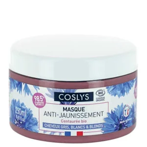 Masque Anti-Jaunissement Bio COSLYS - Cheveux Blanc & Gris