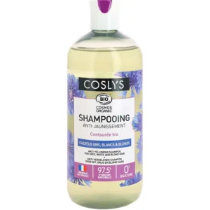 Shampoing Anti-Jaunissement Bio COSLYS - Cheveux Blanc & Gris