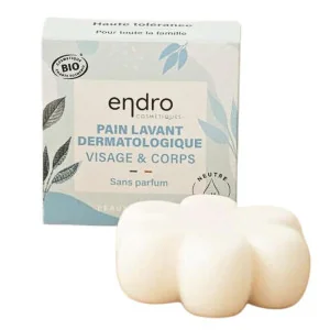Pain Dermatologique Sans Savon Bio - Sans Parfum - ENDRO Cosmétiques