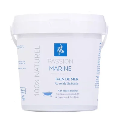Sels de Bain Huile Essentielle Lavande & Algues - PASSION MARINE