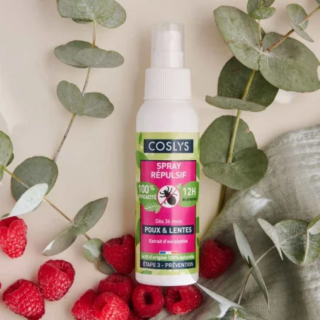 Spray Répulsif Naturel Poux & Lentes - COSLYS