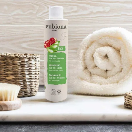 Gel Hydratant Corps Aloe Véra & Grenade Bio - EUBIONA
