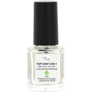 Top Coat Naturel Durcisseur Brillant 3 en 1 - BORN To bio