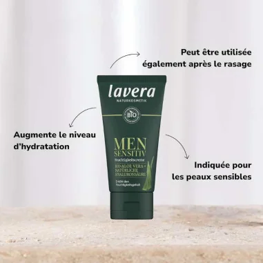 Crème Visage Hydratante Homme - LAVERA Men Sensitiv