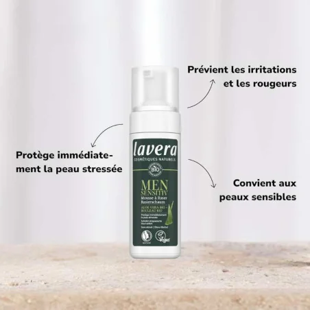 Mousse à Raser LAVERA Men Sensitiv