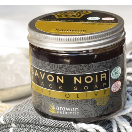 Gommage Savon Noir Hammam Pure Olive Bio - KARAWAN Authentic