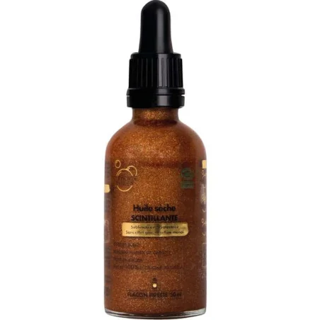 Huile Sèche Scintillante Corps Bio - CLÉMENCE & VIVIEN