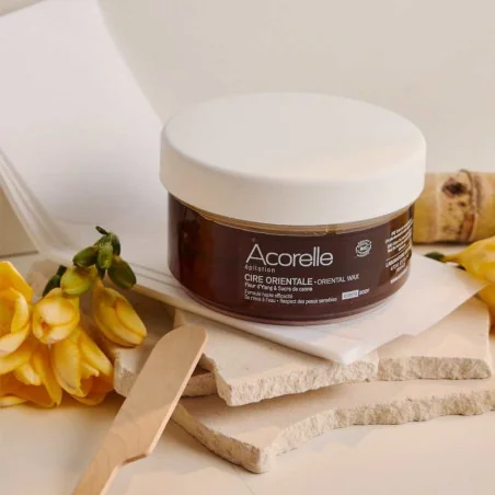 Cire Orientale Bio au Sucre de Canne & Fleur d'Ylang - ACORELLE