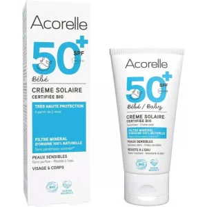 Crème Solaire Bio Bébé SPF 50+ - ACORELLE