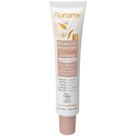 BB Crème Bio 5 en 1 SPF 20 - FLORAME