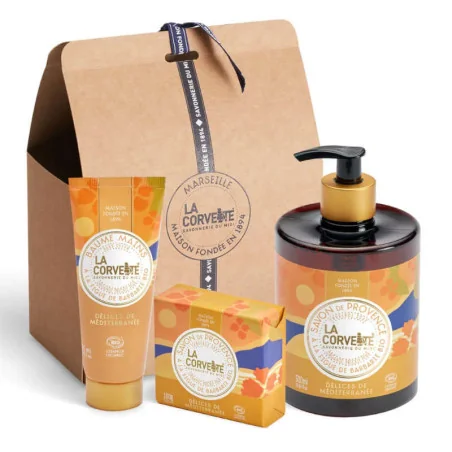 Coffret Cosmétiques Bio DÉLICES DE MÉDITERRANÉE - LA CORVETTE