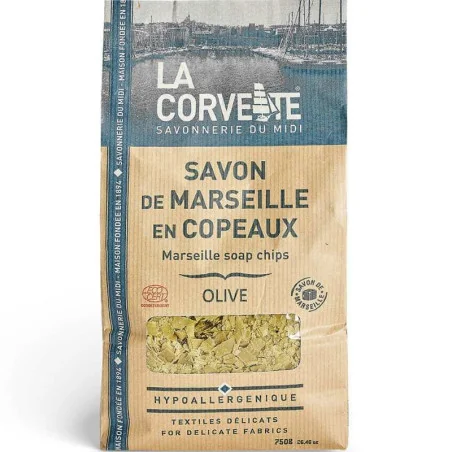 Copeaux de Savon de Marseille Olive - LA CORVETTE
