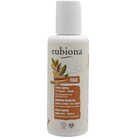Shampoing Réparateur Cheveux Colorés Bardane & Argan Bio | EUBIONA