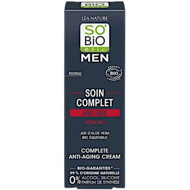 Soin Complet Anti-Âge Bio Homme - So'Bio étic Men