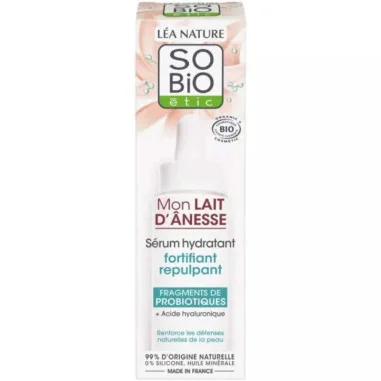 Sérum Hydratant Repulpant au Lait d'Anesse - SO'Bio étic