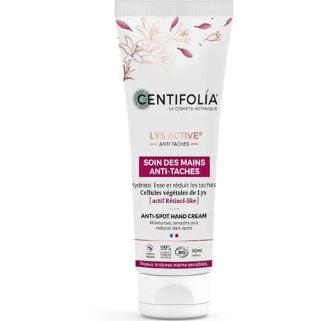 Soin des Mains Bio Anti-Taches - Lys Active CENTIFOLIA
