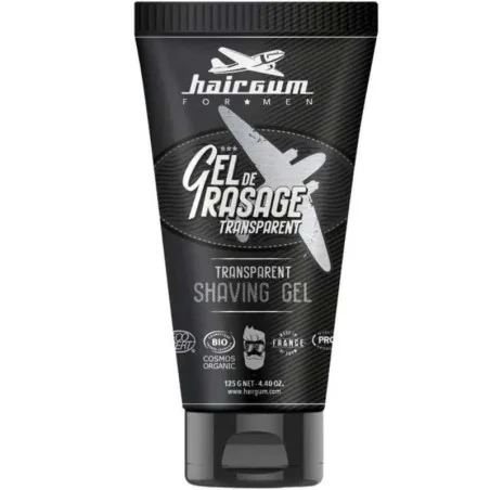 Gel de Rasage Transparent Bio - HAIRGUM For Men