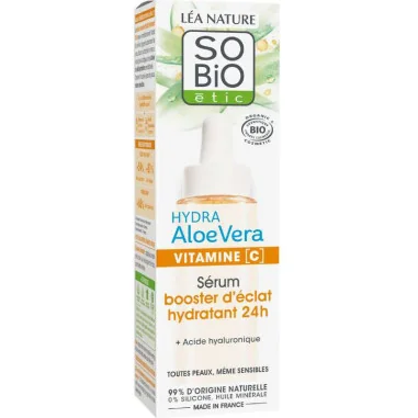 Sérum Hydratant Vitamine C & Acide Hyaluronique - SO'Bio étic