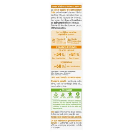 Sérum Hydratant Vitamine C & Acide Hyaluronique - SO'Bio étic
