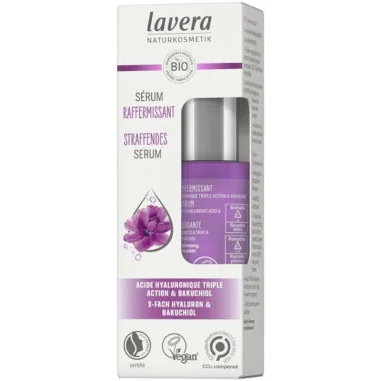 Sérum Raffermissant Visage LAVERA | Acide Hyaluronique & Bakuchiol