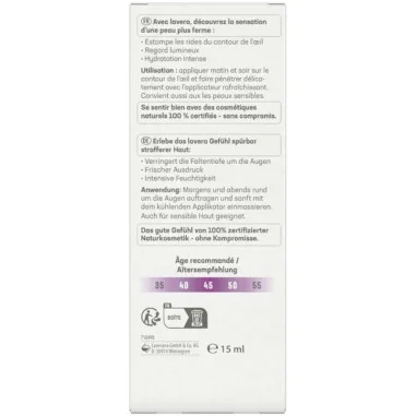 Soin Contour des Yeux Raffermissant - LAVERA