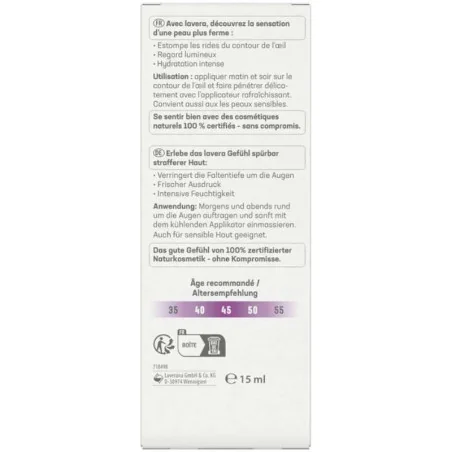 Soin Contour des Yeux Raffermissant - LAVERA