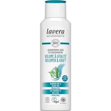 Shampoing Volume & Vitalité Cheveux Fins aux Algues - LAVERA