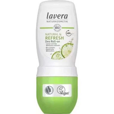 Déodorant Roll On Citron Vert Bio - LAVERA - Protection 48H