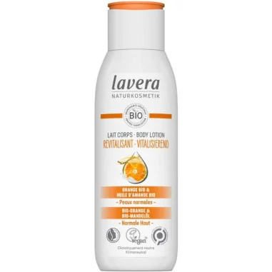 Lait Corps Revitalisant Orange & Huile d'Amande Bio - LAVERA