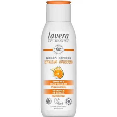 Lait Corps Revitalisant Orange & Huile d'Amande Bio - LAVERA