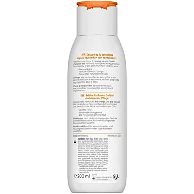 Lait Corps Revitalisant Orange & Huile d'Amande Bio - LAVERA