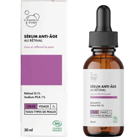 Sérum Anti-Âge au Rétinal - CLÉMENCE & VIVIEN