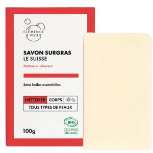 Savon Surgras Sans Huile Essentielle "Le Suisse" - CLÉMENCE & VIVIEN
