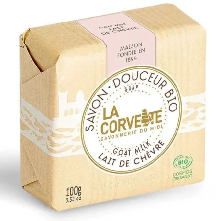 Savon de Marseille Lait Chèvre Bio - Savonnerie Marseille LA CORVETTE