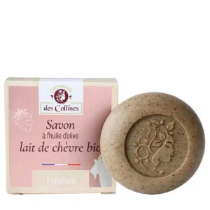 Savon Exfoliant au Lait de Chèvre Bio - SAVONNERIE des Collines