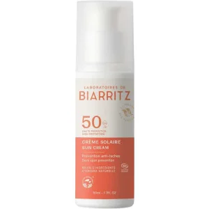 Crème Solaire Visage Bio SPF 50 - LABORATOIRES de BIARRITZ