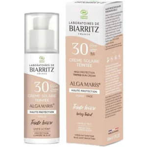 Crème Solaire Visage Teintée Bio SPF 30 - LABORATOIRES de BIARRITZ
