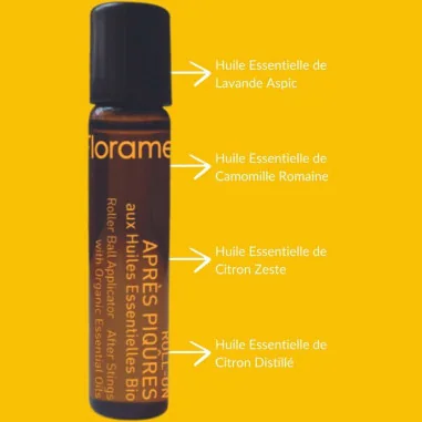 Roll-On Après-Piqûres aux Huiles Essentielles Bio - FLORAME