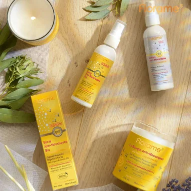 Roll-On Famille Anti Moustiques Eucalyptus & Amande Douce - FLORAME