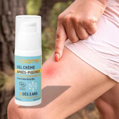 Gel Crème Après Piqûres Insectes Bio aux Huiles Essentielles - FLORAME