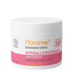 Déodorant Crème Hypoallergénique - Sans Parfum - FLORAME