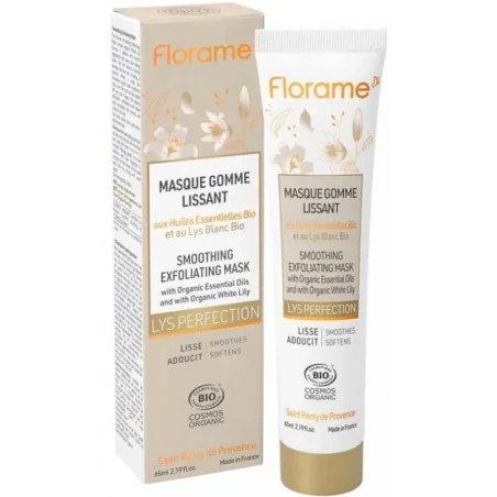 Masque Visage Lissant Anti-Âge Bio | FLORAME Lys Perfection