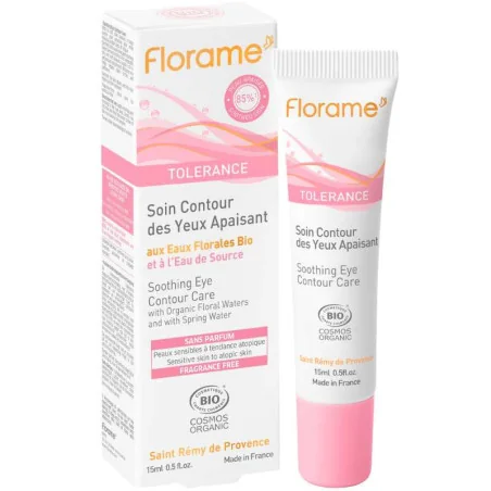 Soin Contour des Yeux Apaisant Bio - FLORAME Tolérance