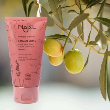 Gommage Visage Douceur d'Orient Argile Verte & Huile d'Olives - NAJEL