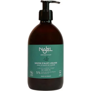 Savon d'Alep Liquide Bio 5% Huile de Laurier - NAJEL
