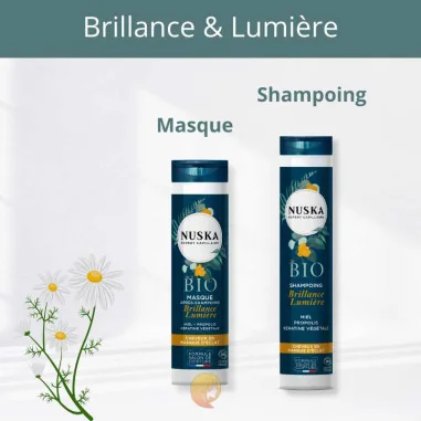 Masque Après-Shampoing Brillance Bio - Cheveux Ternes - NUSKA